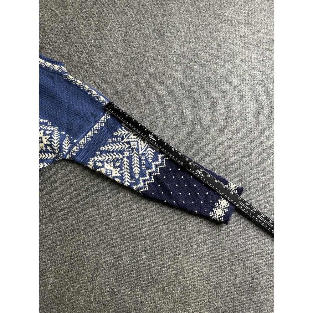 Mens Dale of Norway Nordic Wool Sweater Blue Made in Norway, Size M - Picture 6 of 7
